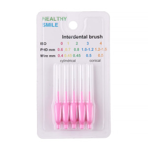 Healthy Smile міжзубні йоржики 0.6 мм, 5 шт Healthy Smile міжзубні йоржики 0.6 мм, 5 шт